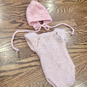 Newborn Photoshoot SUPERSOFT Baby Romper & HAT Set